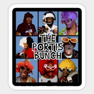 Clinton Portis Washington The Portis Bunch Sticker